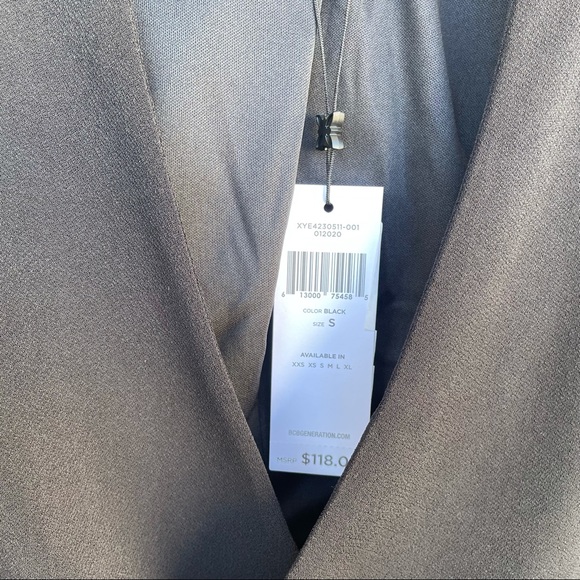 BCBGeneration Tuxedo Style Black Blazer NWT 
Size Small - Picture 6 of 7